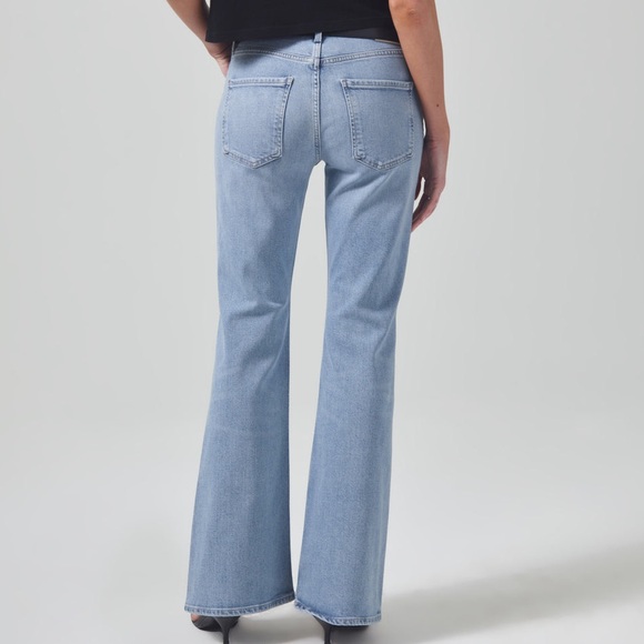 Citizens of Humanity Isola Flare 32 / 14 Soft Stretch High Rise Denim Jeans - Picture 8 of 9